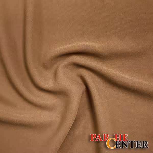 پارچه ته طاقه نخی نسکافه ای متراژ 95 سانتی متر