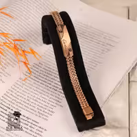 دستبند کارتیر حصیری رزگلد 13294