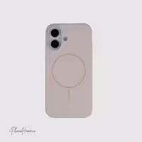 قاب سیلیکونی Case مگ سیف صورتی مناسب iPhone 16 (7112)