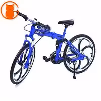 ماکت دوچرخه کوهستان مدل 0818-3A آبی مقیاس 1:10