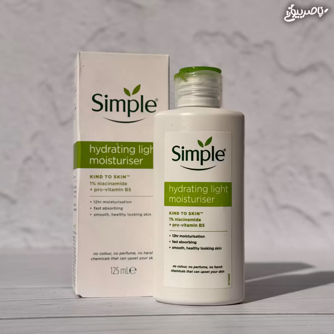 کرم آبرسان و مرطوب کننده سیمپل Light حجم 125میلی لیتر