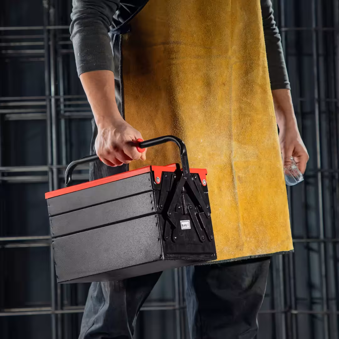 جعبه ابزار فلزی اتوماتیک 30 سانتی متر 3 طبقهRH-9171