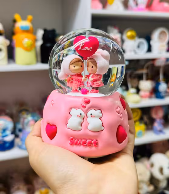 گوی موزیکال دختروپسر قلبی