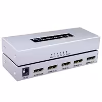 اسپلیتر 1 به 4 HDMI دیتک مدل DTECH Hdmi V2 Splitter 1 TO 4 DT-7214