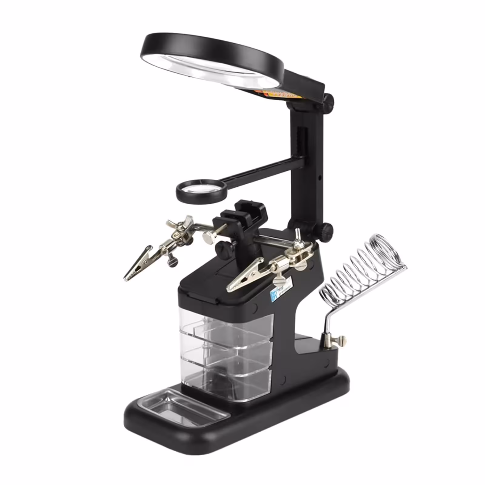 گیره مونتاژ حرفه ای سه ذره بین TE-803 – کشو دار