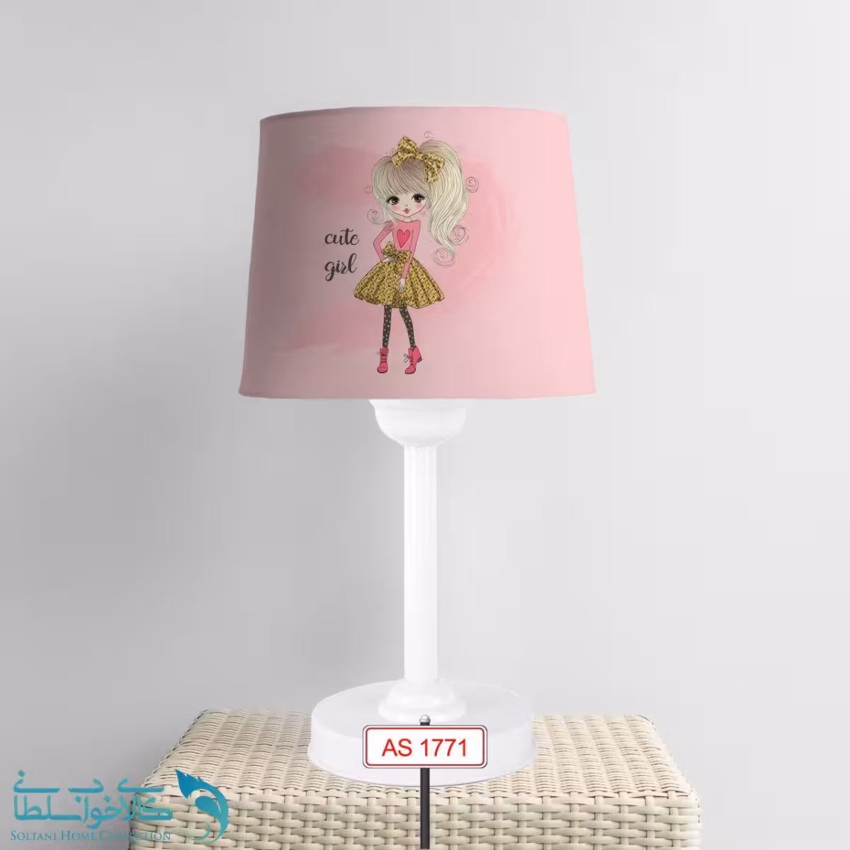 آباژور اتاق کودک طرح دختر جذاب کد A1771