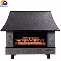 بخاری گازی نیک کالا طرح شومینه 26000 مدل سیمین MC26