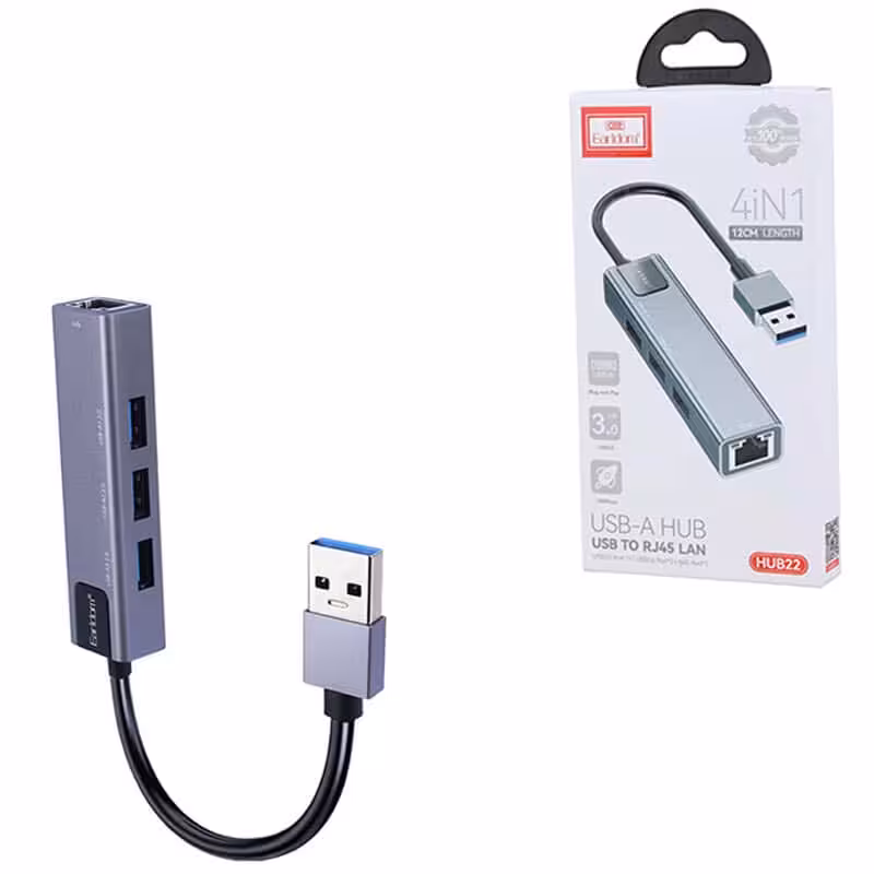هاب 4 پورت USB 3.0 ارلدام HUB22