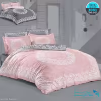 سرویس روتختی طرح تیسا برند Turkaz کد 2081 دو نفره