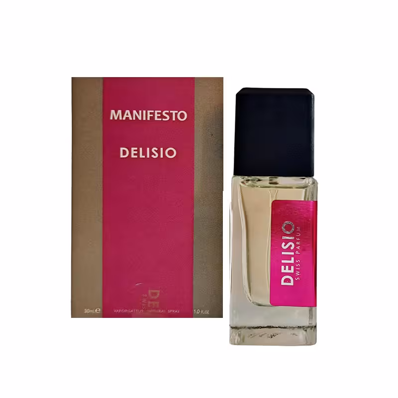 عطر جیبی زنانه منیفستو MANIFESTO دلیسیو حجم 30 میلی لیتر
