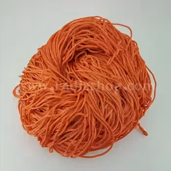 نخ مکرومه 3 نارنجی روشن N107