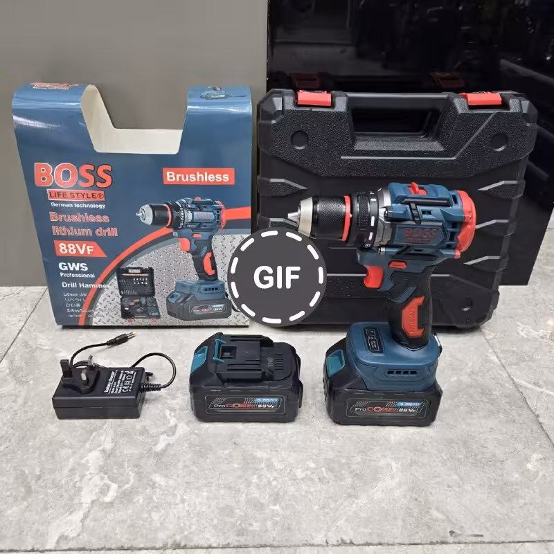 دریل شارژی 88 ولت براشلس باس مدل 88Vf