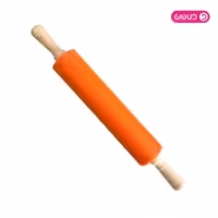 وردنه ممتاز دسته چوبی سیلیکونی 29 سانتی