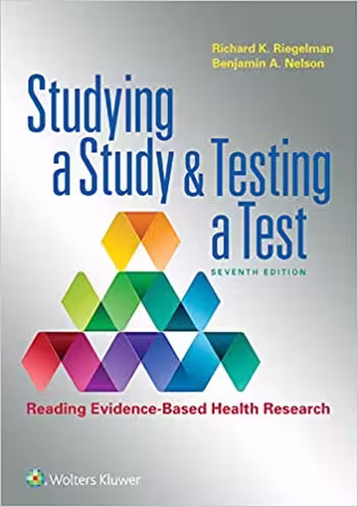 خرید و دانلود نسخه کامل کتاب Studying a Study and Testing a Test (7th Edition) -   Pdf