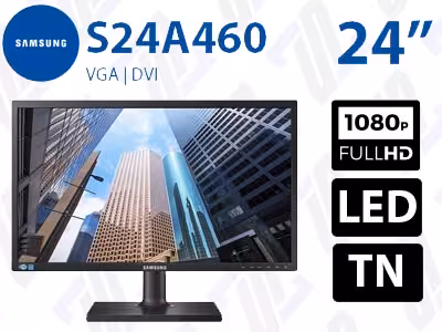 مانیتور سامسونگ S24A460 استوک سایز 24 اینچ FHD LED TN 5ms
