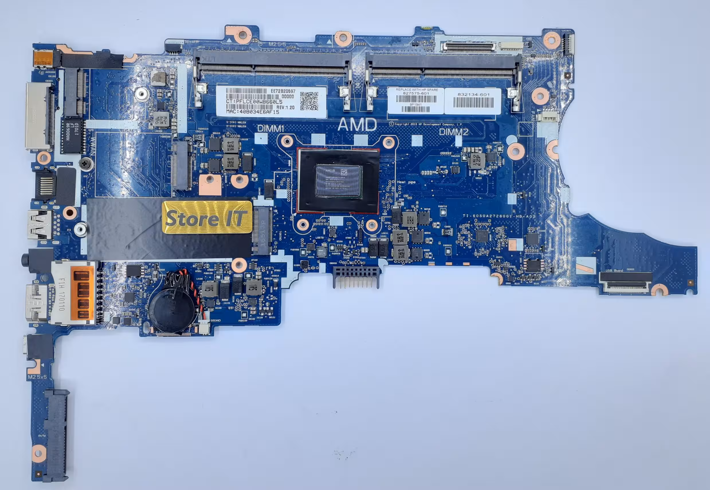 مادربرد لپ تاپ اچ پی EliteBook 745 G3 AMD A10 بدون گرافیک - فروشگاه اینترنتی استور آی تی
