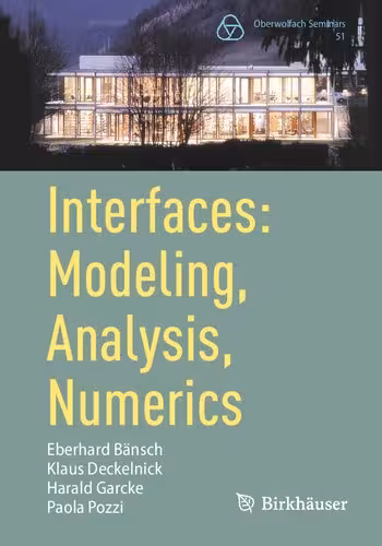 خرید و دانلود نسخه کامل کتاب Interfaces: Modeling, Analysis, Numerics
