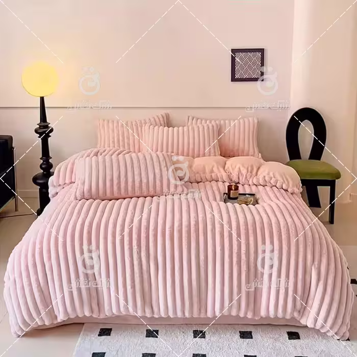 روتختی مخمل کبریتی اماراتی صورتی پنکیکی