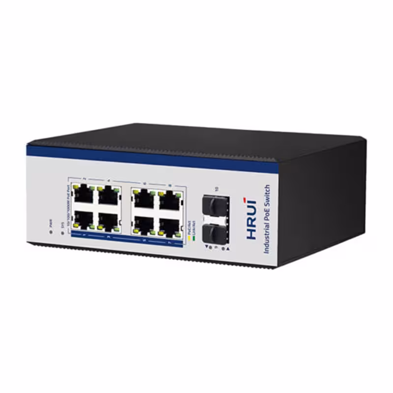 سوئیچ POE صنعتی مدیریتی مدل HR600-AFGM-82S