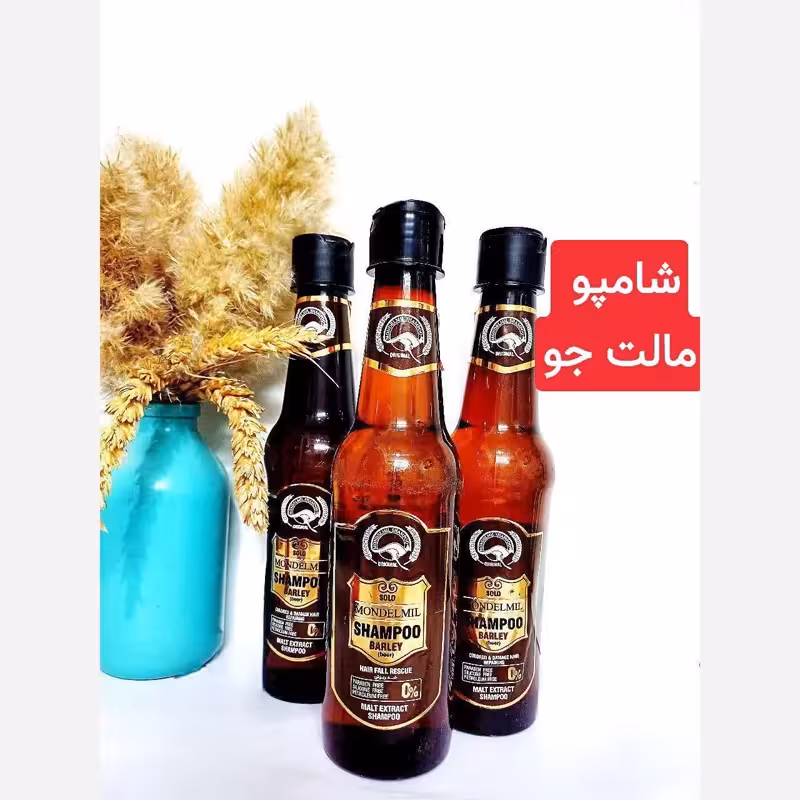 شامپو مالت جو نرم کننده درخشنده ضد شوره تقویت کننده شامپو جو | amazonchi