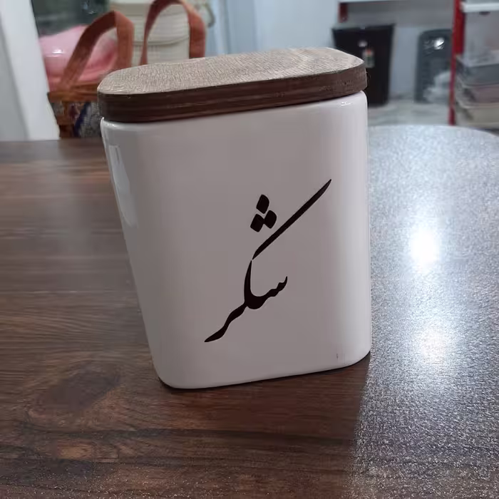 جا ادویه ای جنس سرامیکی در چوب کیفیت عالی