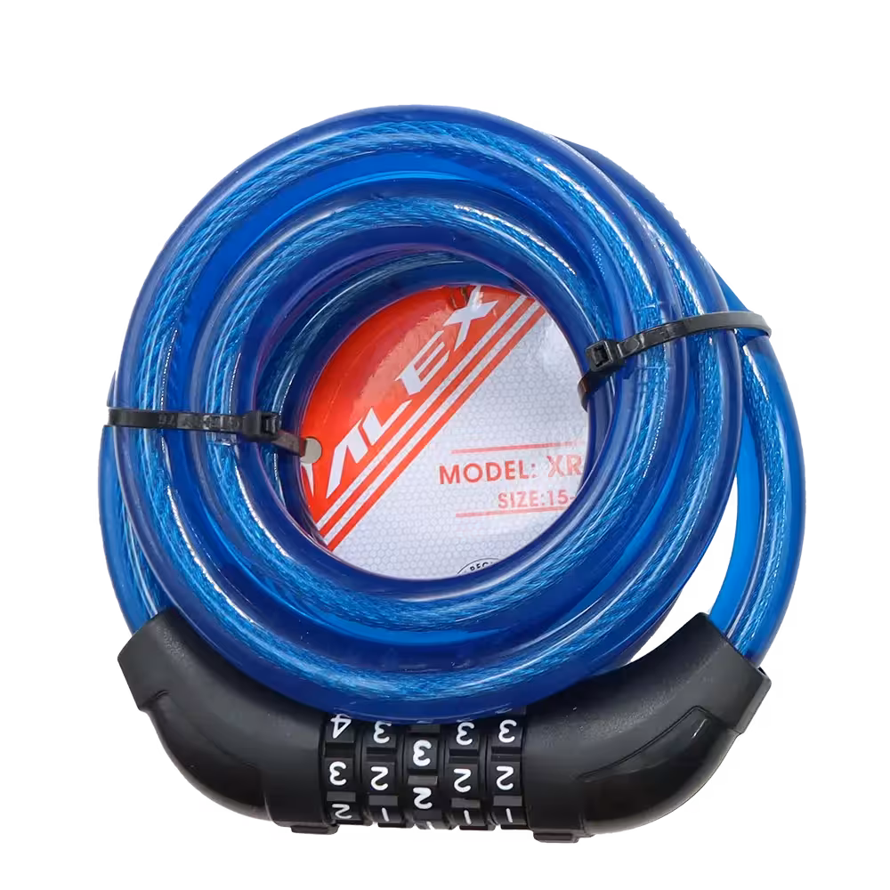 قفل دوچرخه الکس مدل ALEX XR-M614-S 15x1800MM