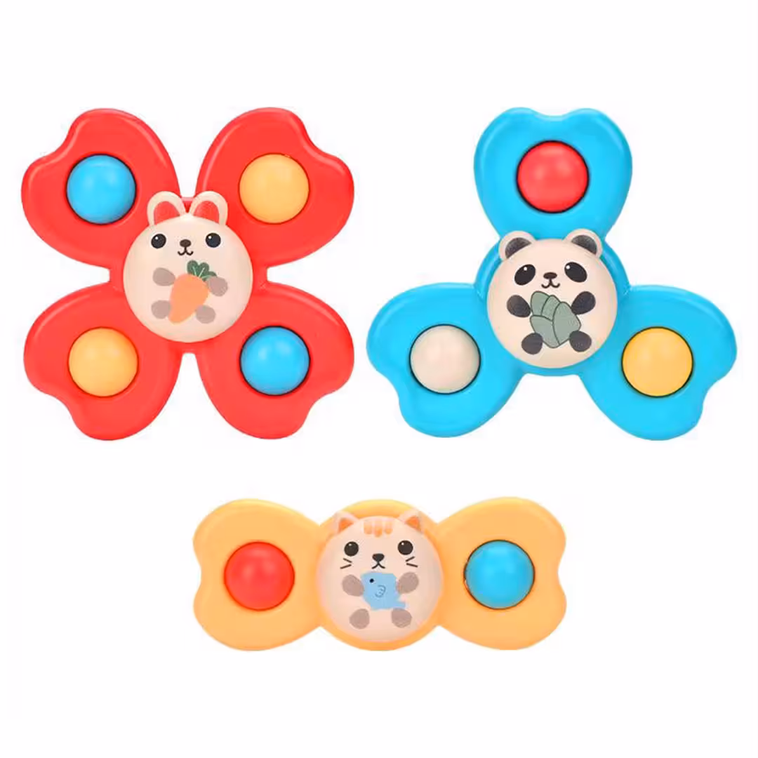 اسپینر جغجغه ای کودک طرح حیوانات