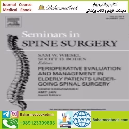 Seminars in Spine Surgery Volume 32 Issue 1 to 4 2020 TRUE