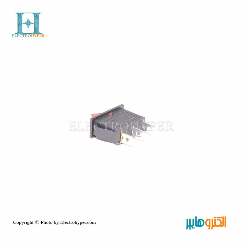 کلید راکر باریک چراغ دار