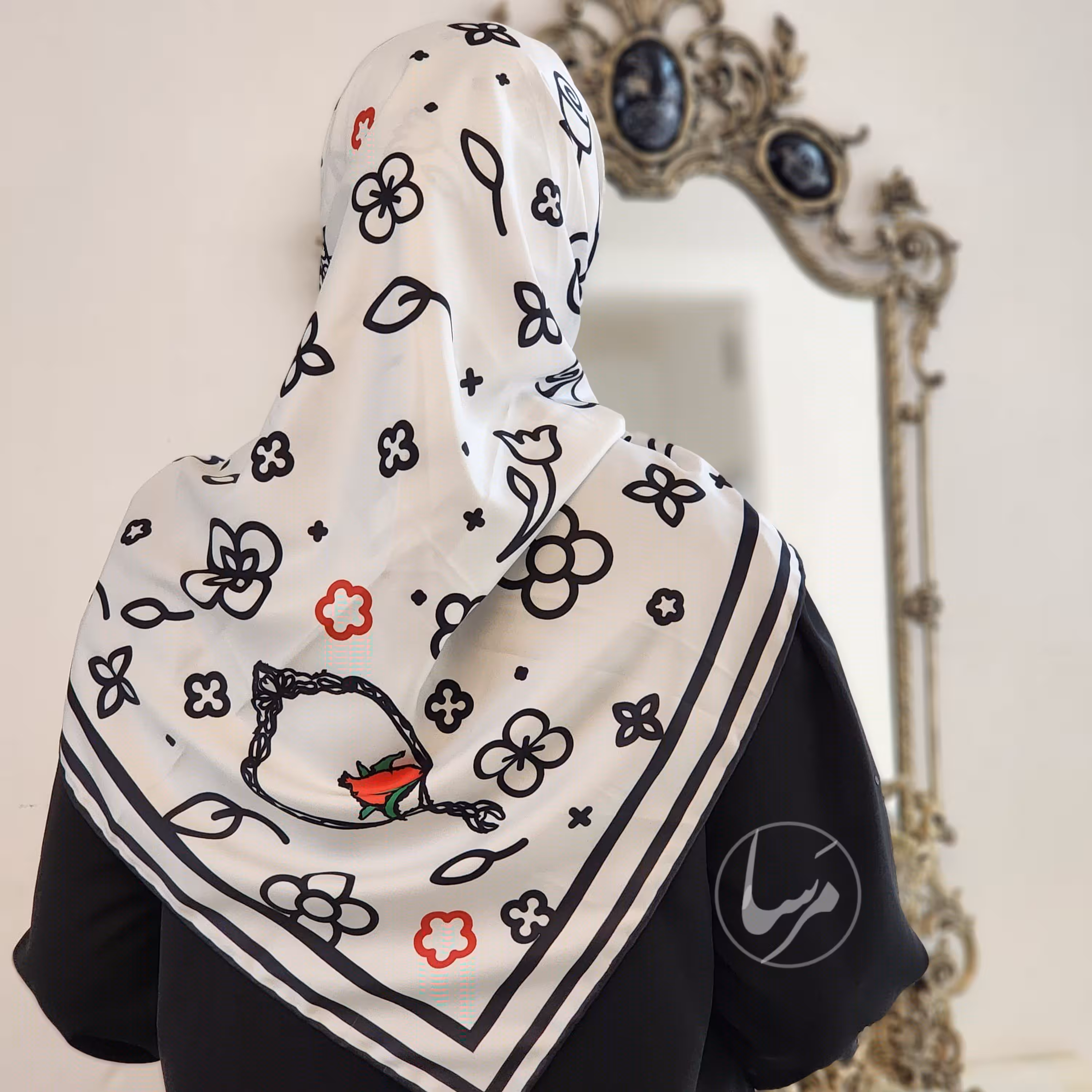 روسری طرح آینه