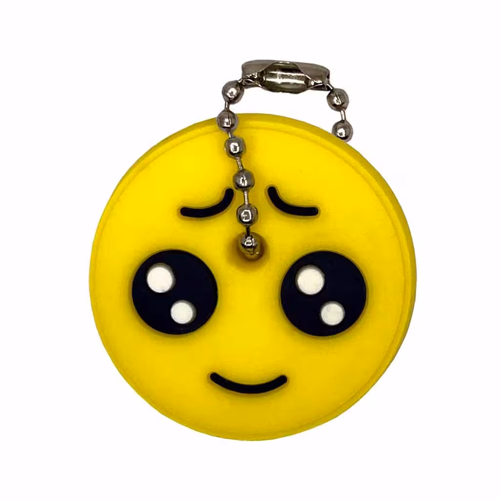 کاور کلید مدل Emoji Willing Face A01 به همراه آویز