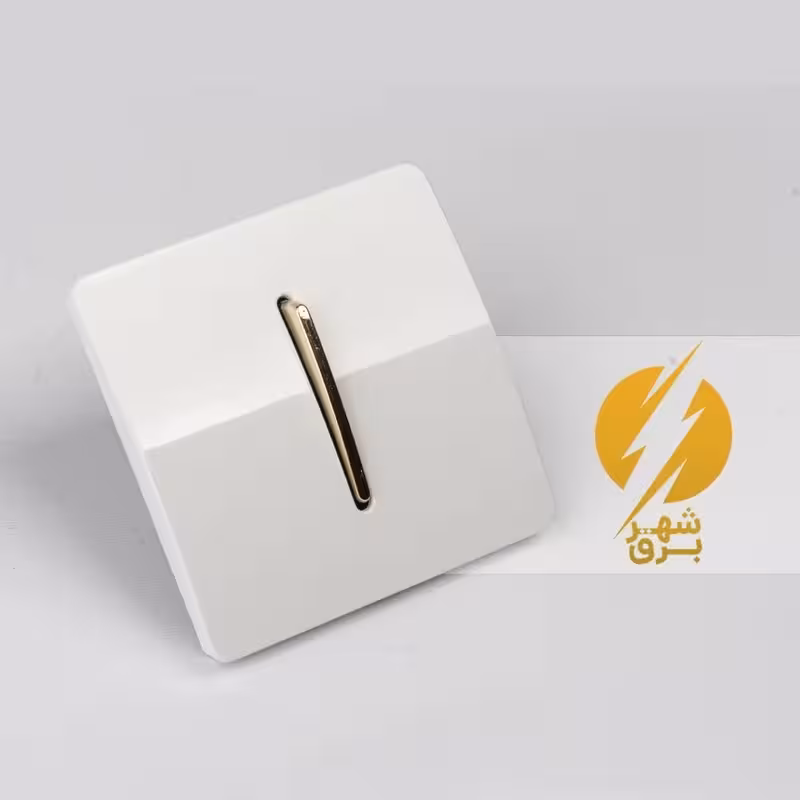 کلید تبدیل اسیا مدل کریستالی سفید طلایی