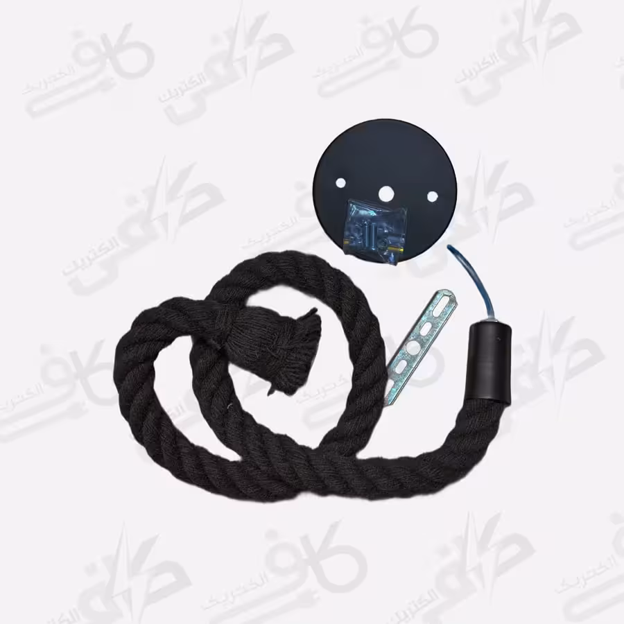 سرپیچ ادیسونی کنافی مشکی | 1متری