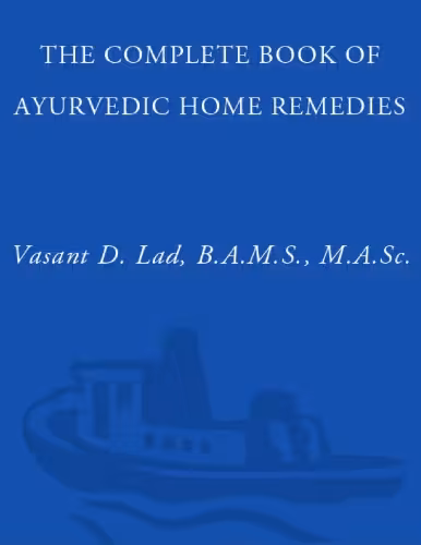 خرید و دانلود نسخه کامل کتاب The Complete Book of Ayurvedic Home Remedies