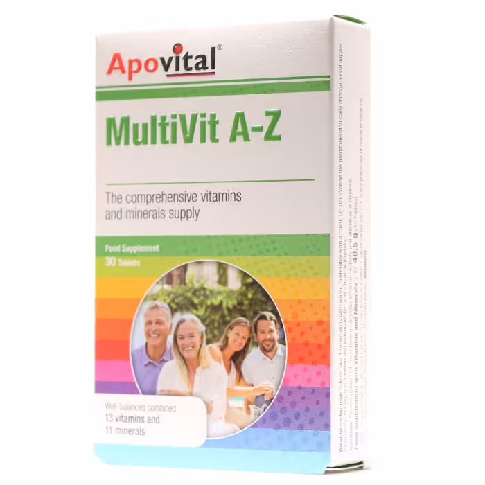 قرص مولتی ویت A تا Z آپوویتال 30 عددی