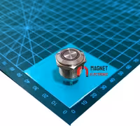 کلید متال شاسی قرمز574GQ16F-10EM-N PUSH BUTTON SWITCH