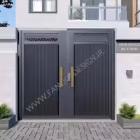 درب حیاط فلزی کد 1355