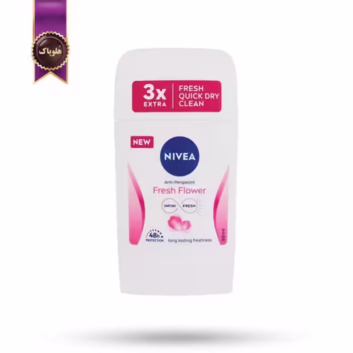 مام استیک ضد تعریق زنانه نیوا Nivea مدل رایحه گل‌های تازه Fresh Flower حجم 50 میلی‌ لیتر (اورجینال)