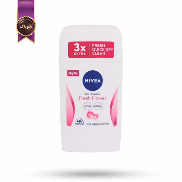 مام استیک ضد تعریق زنانه نیوا Nivea مدل رایحه گل‌های تازه Fresh Flower حجم 50 میلی‌ لیتر (اورجینال)