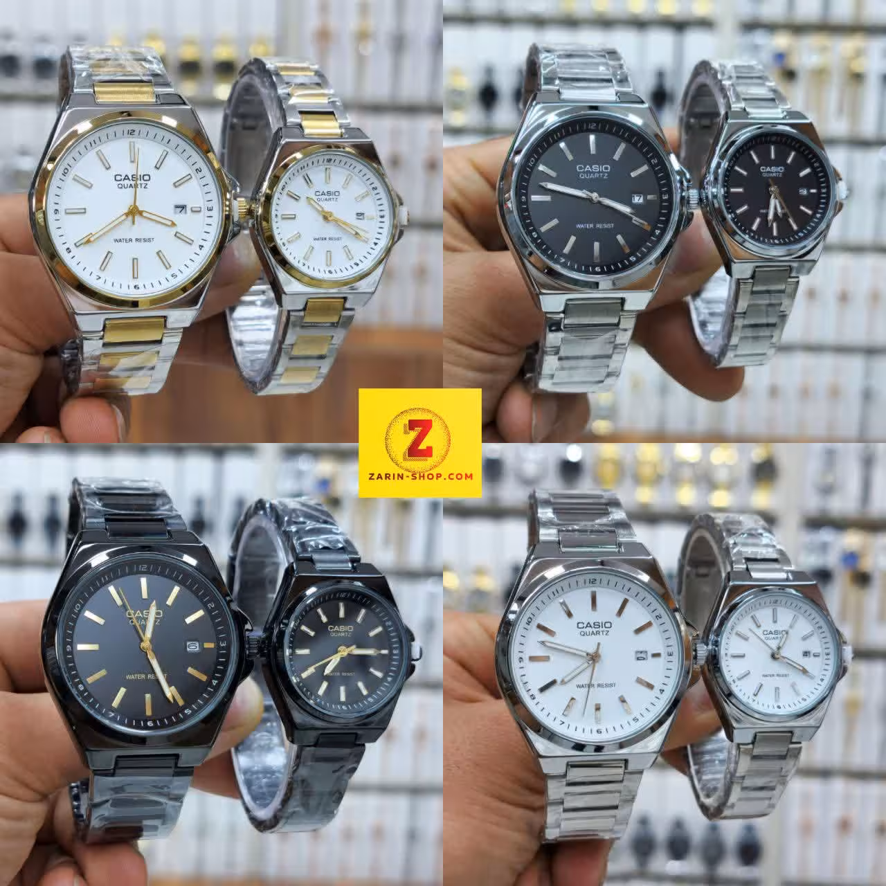ساعت كاسيو زنانه ومردانه ست و تك