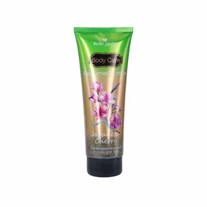 لوسیون بدن حاوی گیلاس ژاپنی بل جاردین مدل Belle Jardin Body Care Japanese Cherry Perfumed Body Lotion