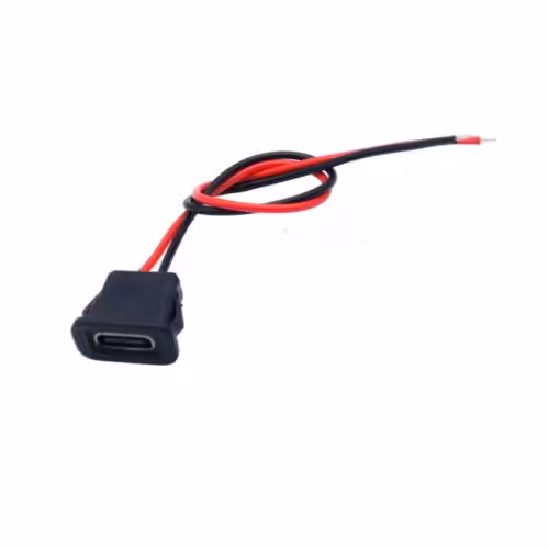 کانکتور مادگی تایپ سی C رو پنلی فشاری مستطیلی