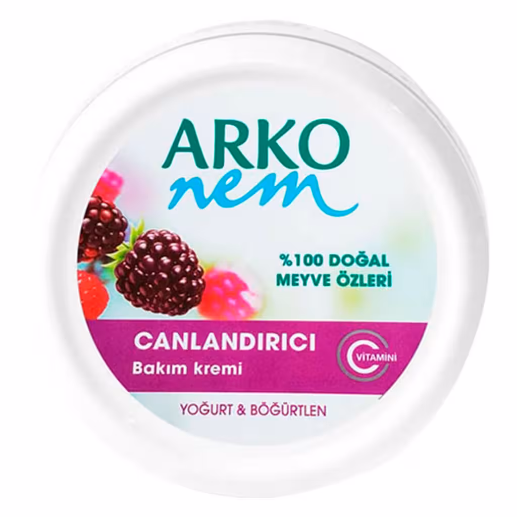 کرم مرطوب کننده میوه ای آرکو نم، حاوی شاه توت و ماست