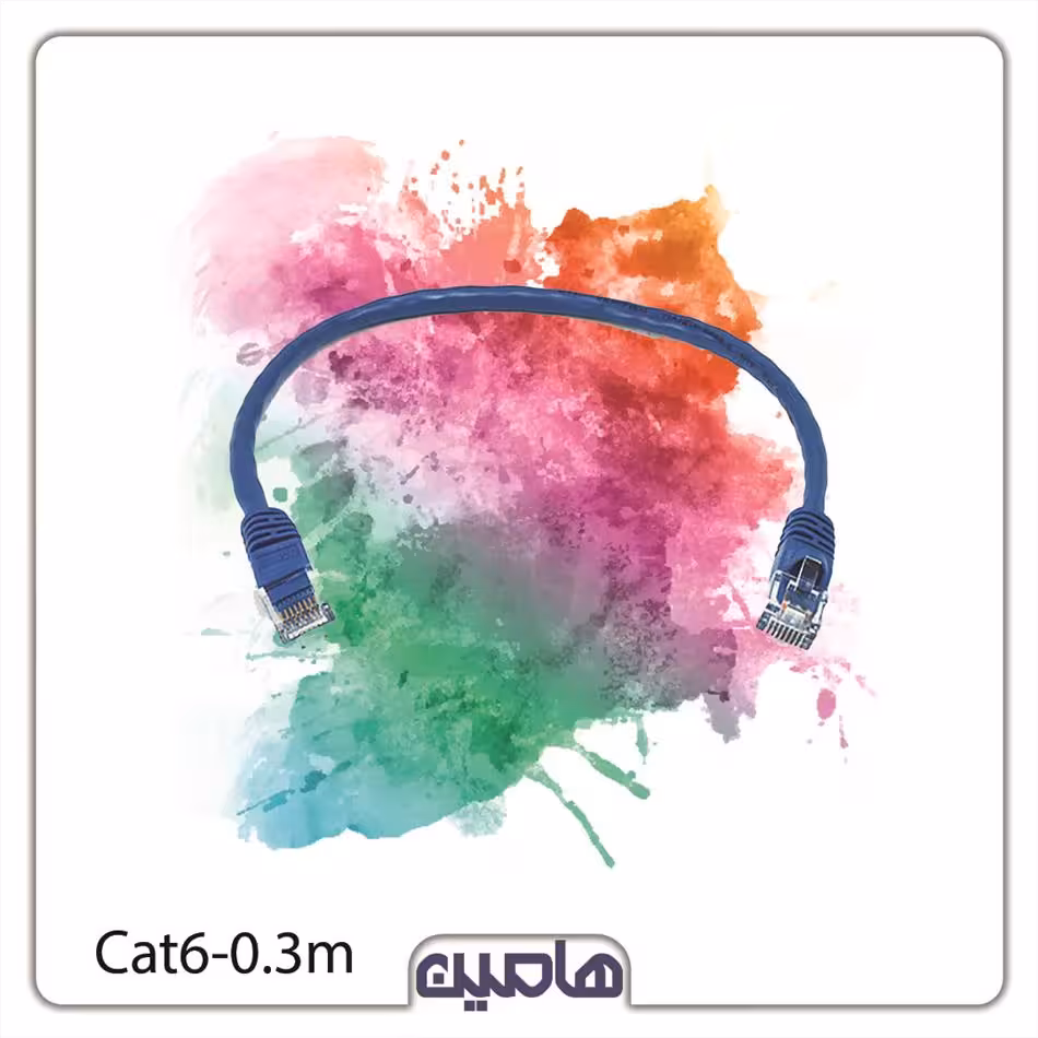کابل شبکه 0.3 متری -CAT6-SUNSET