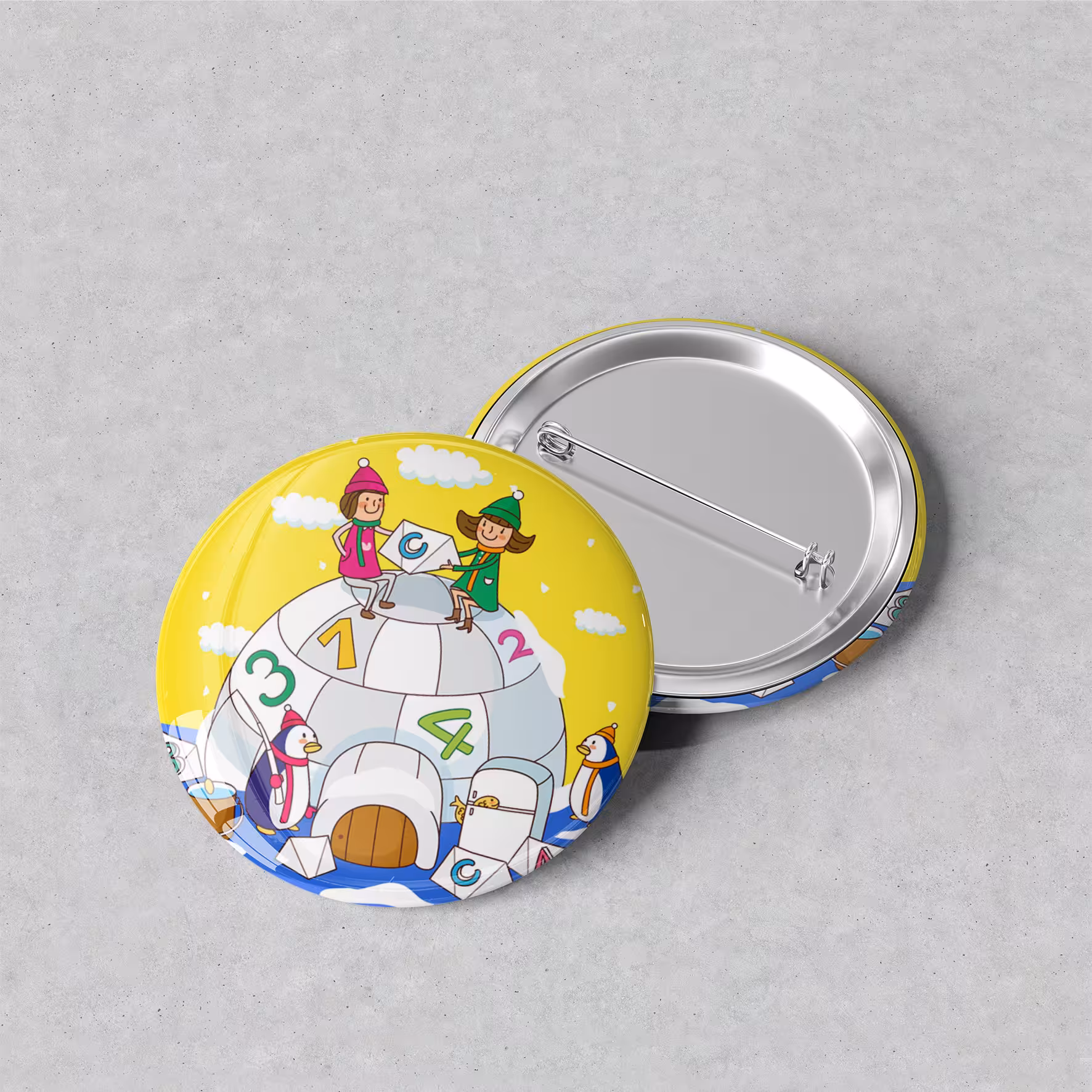 پیکسل کودکانه با عکس آدم برفی کد PX02