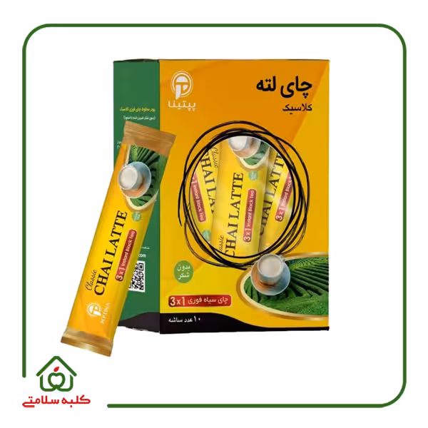 چای لته کلاسیک بسته 10 ساشه‌ای پپتینا