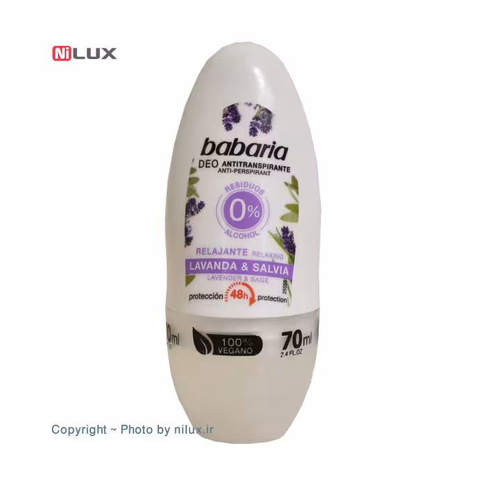 رول ضد تعریق باباریا مدل Relajante حجم 70 میلی لیتر