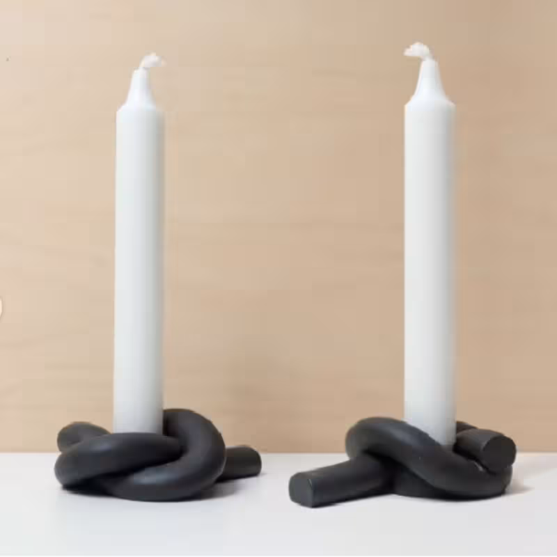 شمعدان مدل گره دوتایی1