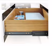 ریل ساچمه ای سه تکه تلسکوپی 45 کیلوگرم P2O مشکی عمق 50 سانتی متر فانتونی کد B365