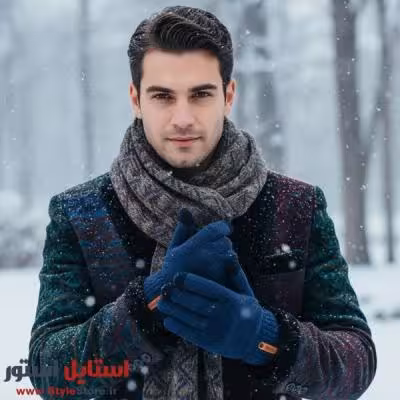 دستکش بافتنی مردانه مدل Touch کد SO-2019